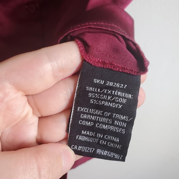 95% Silk Blouse - Picture 4 of 4